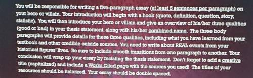 I need help writing a 5 sentence long paragraph where you have to put three good qualities of three