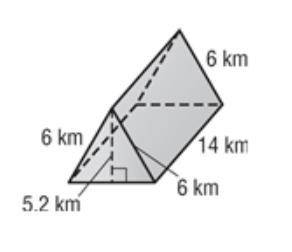 Find the surface area of each triangular prism. Round to the nearest tenth if necessary.