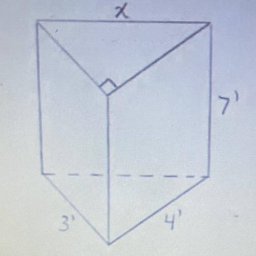 What is the volume for this prism??