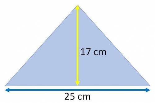 Two questions!! pleaseee help

1. Find the area of the triangle below.
Round your answer to the ne