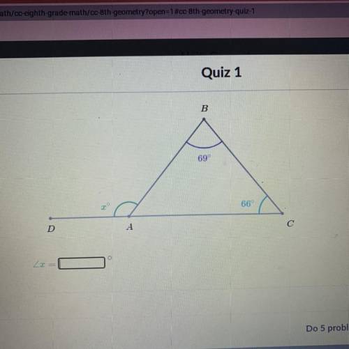 HELP PLEASE  
help me find what degree angle x is!