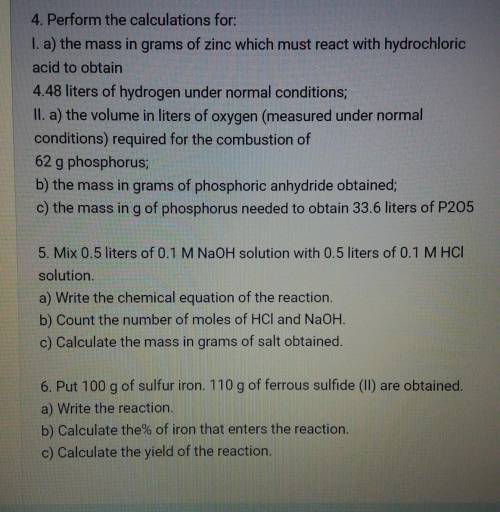 Perform the calculations for:

a) the volume of oxygen required for the combustion of 120g of magn