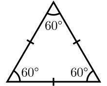 Construct an independent equilateral triangle PQR​