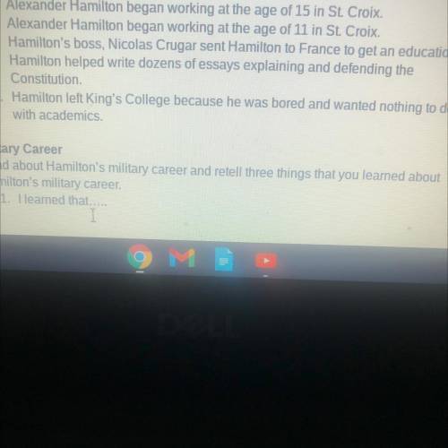 Hamilton left King's College because he was bored and wanted nothing to do

with academics.
What i