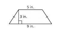 Please help me quickly!

Find the perimeter of the trapezoidal brick to the nearest tenth of an in