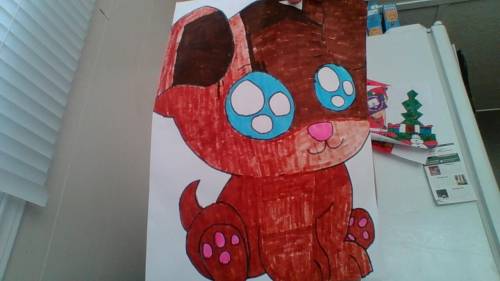 Do u like my drawling its a puppy :P 50 points