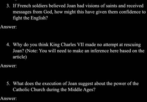 3. If French soldiers believed Joan had visions of saints and received messages from God, how might