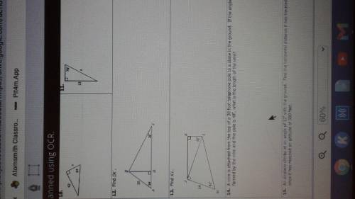 Unit 8: Right Triangles & Trigonometry:Homework 4: Trigonometry: Ratios &Finding Missing Si