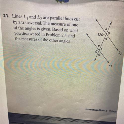 Hi please help me with this angles work for math class
