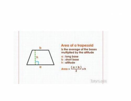 How to find surface area of trapezoid. ​