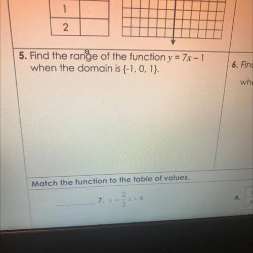 I need help on number 5 please and thank you guys.