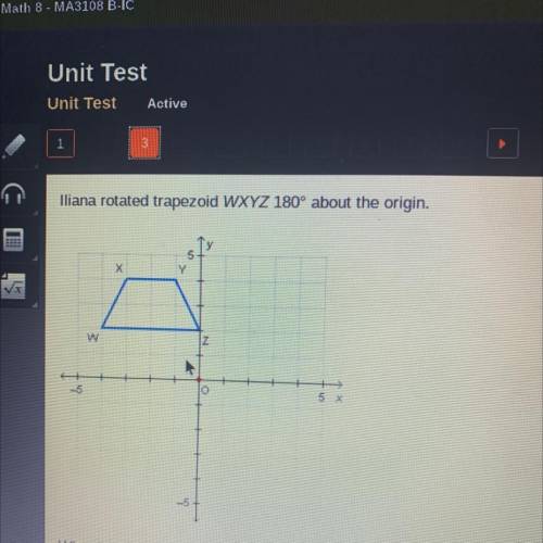 What is the correct set of image points for trapezoid W'X'Y'Z'?

1. W(4, -2), X’ (3, -4), Y’ (1, -