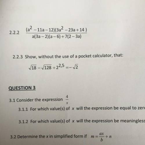 Question number 2.2.3 , please help .