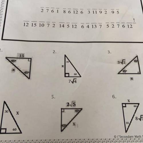 Why did the 30-60-90 triangle marry the 45-45-90 triangle