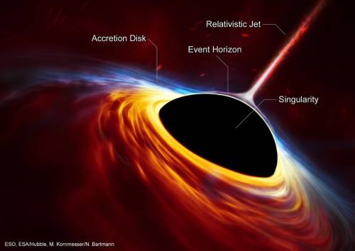 What do black holes look like ? 
Astronomy class.