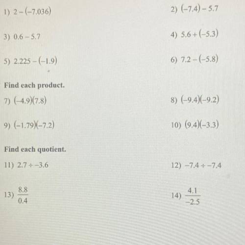 I need help with this worksheets