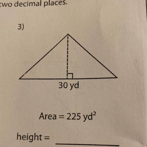 Please help me find this answer. The question is find the missing measure of each triangle. Round y