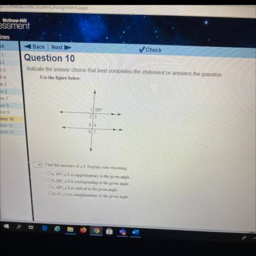 Ice

Question 10
Indicate the answer choice that best completes the statement or answers the quest