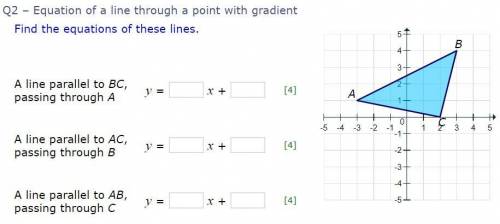 Equation of a line / y=mx+c question