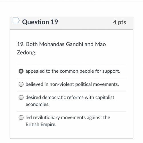 Both Mohandas Gandhi and Mao Zedong: HELP PLEASEEE I WILL GIVE U BRAINLIEST