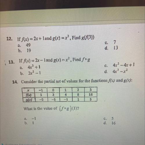 Can someone help me answer these 3 questions?
