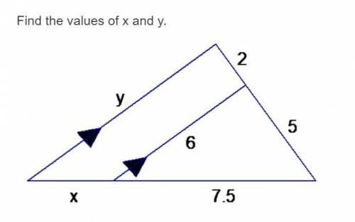 HELP FOR 20 POINTSSS

x =3 ; y=8.4
x = 3 ; y = 15
x = 6 ; y =7.5
x = 6; y =18