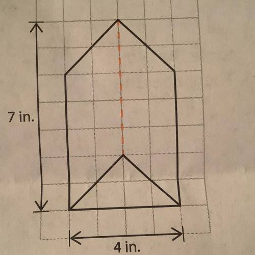 What is the area of the triangle? Use the formula: Area of a triangle = 1/2bh.How do you find the a