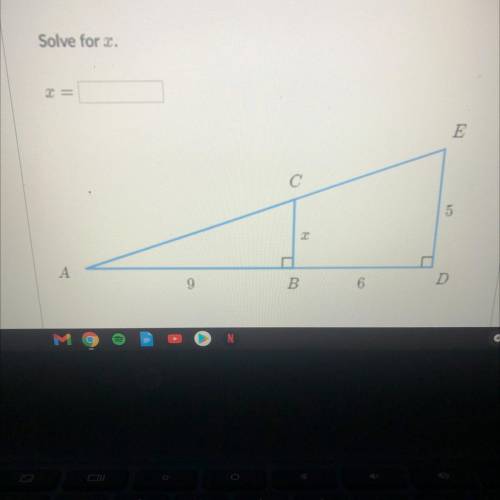 Solve for x:

I need help please! 
Whoever helps me can you please do an explanation, I really don