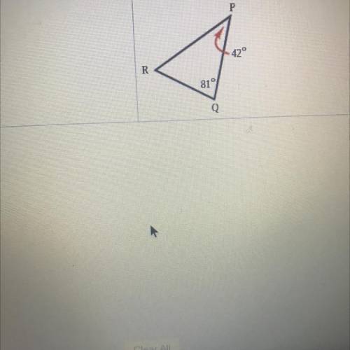 List the sides of the triangle in order from smallest to largest