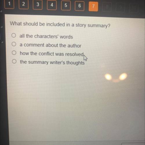 What should be included in a story summary?