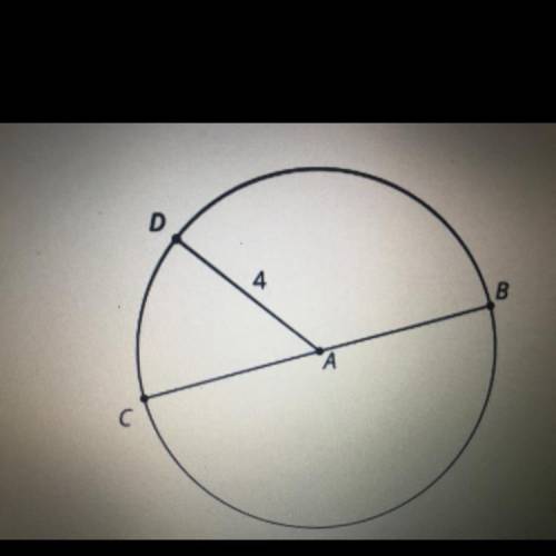 Here is a circle. Points A, B, C, and D are drawn, as

well as Segments AD and BC.
D.
What is the