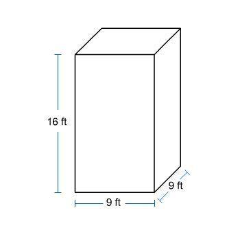 What is the volume of the rectangular prism?

Question 8 options:
738 ft3
272 ft3
1296 ft3
34 ft3