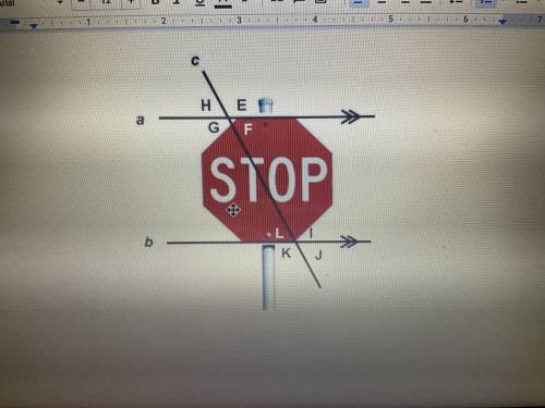 HELP QUICKLY,100 POINTS!!!

A) The stop sign is a regular octagon, so the measure of angle F must