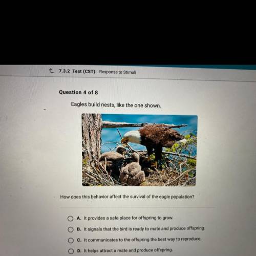 How does this behavior affect the survival of the eagle population?
Someone please help:)