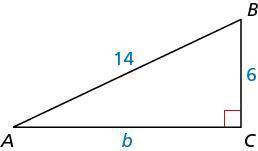 Solve the right triangle. Round decimal answers to the nearest tenth. find the sides and angles