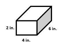 Can the following expressions be used to determine the volume of the rectangular prism in cubic inc