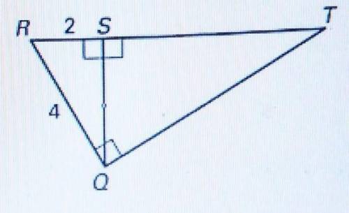 Write a similarity statement about the three triangles shown in the diagram​