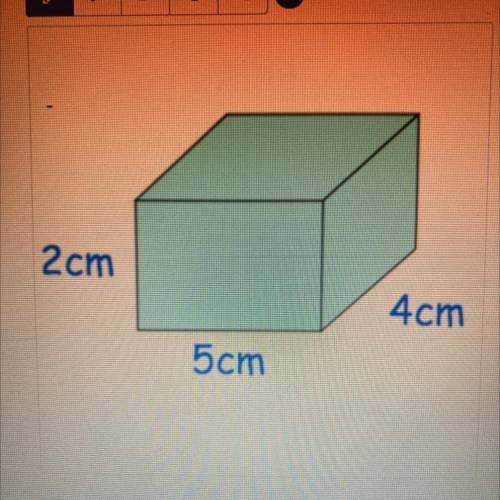 Find the surface area of the cuboid.

Please give me an explanation! I really don’t understand and