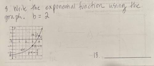 Help! I have looked at so many lessons on writing exponential functions from a graph and nothing ha