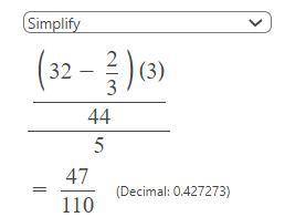 {(32)-2/3)3/4}4/5 please solve it​
