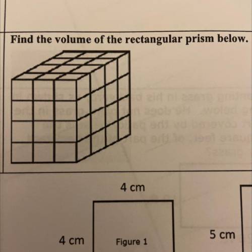 Find the volume of the rectangular prism below,,, help please!