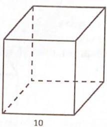 Find the length of the diagonal of the cube if each side is 10 units.