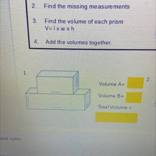 Find the missing measurements