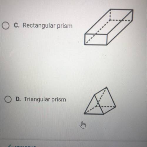 Which solid has the net shown?

A. Triangular pyramid
B. Square pyramid
C. Rectangular prism
D. Tr