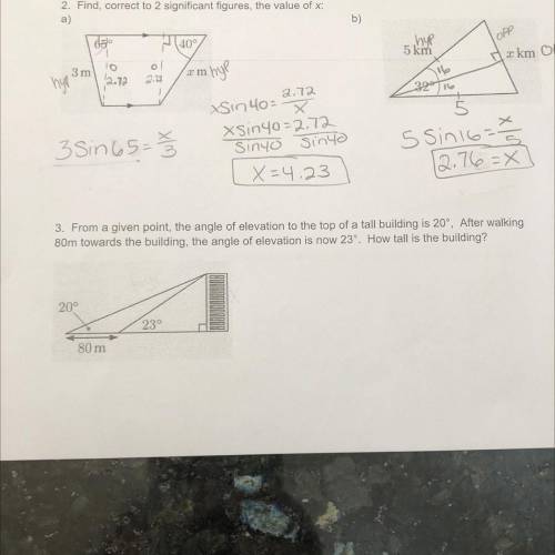 Number 3 please! I am confused how to do this and show work please