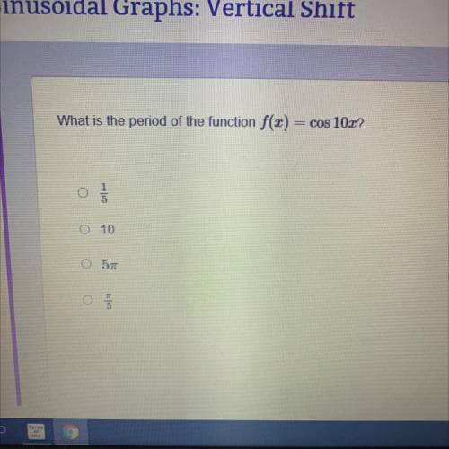 1.06 quiz sinusoidal graphs VERTICAL SHIFT