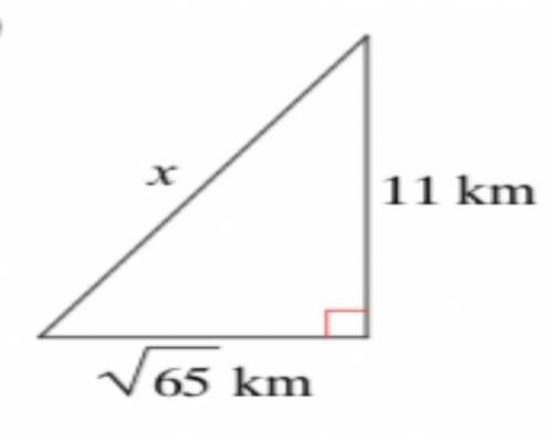 Find the missing side of the triangle, answer it in simplest radical form

​