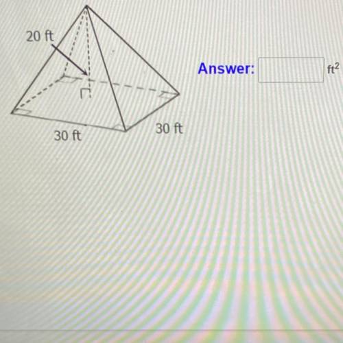 Find the surface area of the solid below. Round to the nearest tenth if needed.