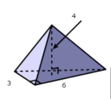 Please help!! i’ll mark brainliest! thank uu 
What is the volume of this triangular pyramid?