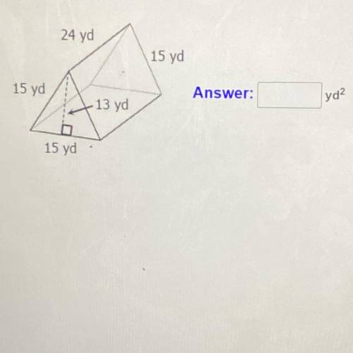 Find the surface area of the solid below. Round to the nearest tenth if needed.
Please help